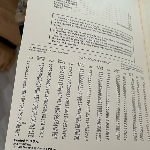 4/$50 Vintage cross stitch pattern book flower bouquet 💗 - Picture 4 of 6